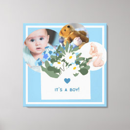 Zazzle het is een jongen canvas afdruk