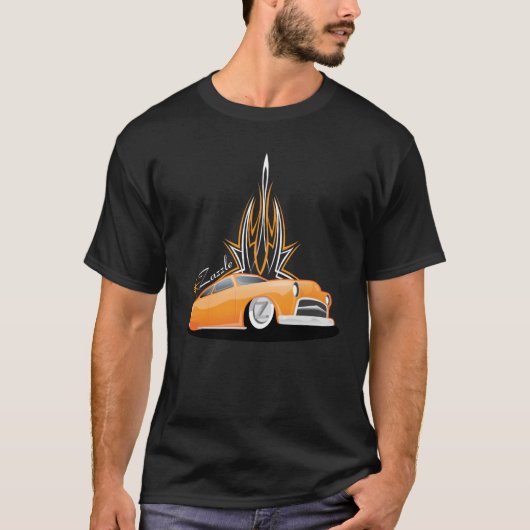 Zazzle Hotrod voor donkere Shirten T-shirt (Voorkant)