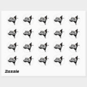 Zazzle je band ronde sticker (Vel)