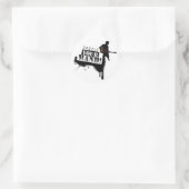 Zazzle je band ronde sticker (Tas)