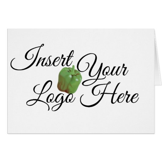 Zazzle Je Logo hier (Voorkant Horizontaal)