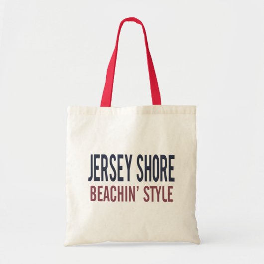 Zazzle Jersey Shore Beachin' Style Canvas tas (Voorkant)