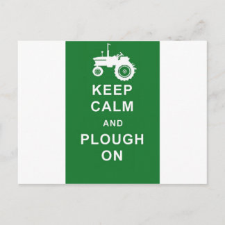 Zazzle Keep Calm Plough.jpg Briefkaart