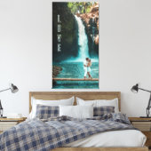 Zazzle-liefdescanvasverf Canvas Afdruk (Insitu (Slaapkamer))
