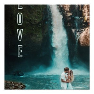 Zazzle-liefdescanvasverf Perfect Poster