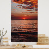 Zazzle lucht zee zon poster prints  (Keuken)
