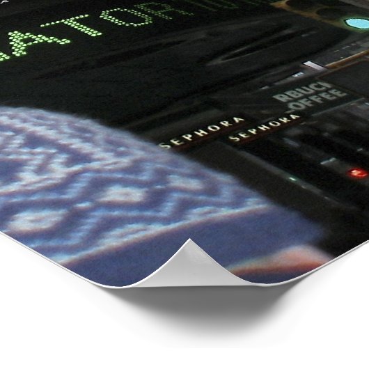 ZAZZLE maakt het op Broadway! Poster (Hoek)