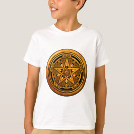 Zazzle - Masculine Gold Pentacle-noback T-shirt