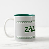 Zazzle Me Green Mok (Links)