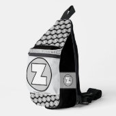 Zazzle merklogo sling bag (Rechterhoek)