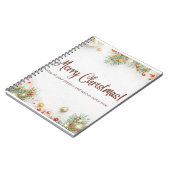 Zazzle Merry Notitieboek (Linkerzijde)