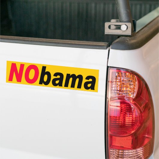 ZAZZLE NObama3 Bumpersticker (Op Truck)