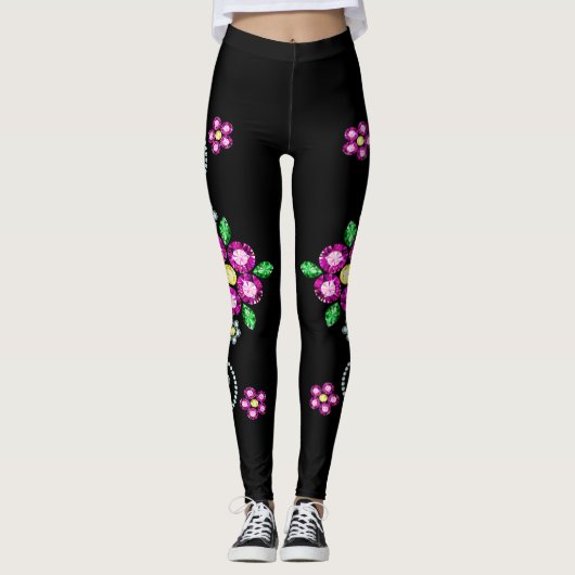 Zazzle opblazen leggings (Voorkant)