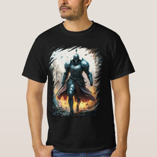 ZAZZLE: Opvallen met Warrior T-Shirt Design (Voorkant)