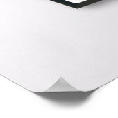 Zazzle poster voor fotoontwerp (Hoek)