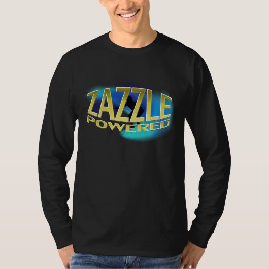 Zazzle Powered! T-shirt (Voorkant)