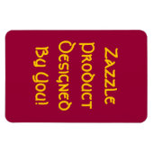 Zazzle product ontworpen door u! magneet (Horizontaal)