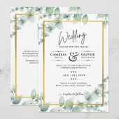 Zazzle profiel bruiloft collecties QR scanning kab Kaart (Voorkant / Achterkant)