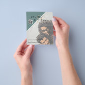 Zazzle profiel huwelijkscollecties QR scannen code Flyer (Hand)