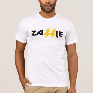 Zazzle Rock Lightning Bolt White T-shirt