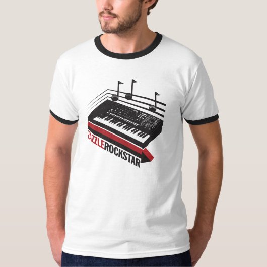 Zazzle Rockstar T-shirt (Voorkant)