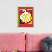 Zazzle Sale FineArt Reiki Masters Karuna Symbolen Canvas Afdruk (Insitu (Woonkamer))