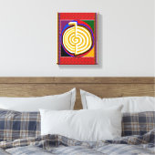 Zazzle Sale FineArt Reiki Masters Karuna Symbolen Canvas Afdruk (Insitu (Slaapkamer))