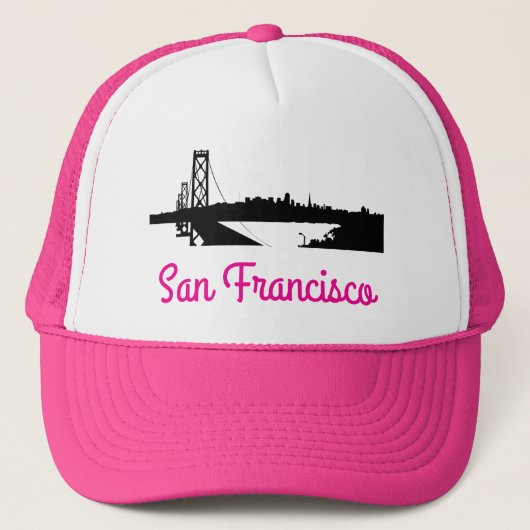 Zazzle San Francisco Hoed Trucker Pet (Voorkant)