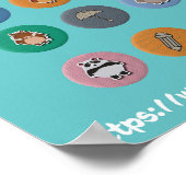 ZAZZLE SHOP: FUN STATIONERY POSTER (Hoek)