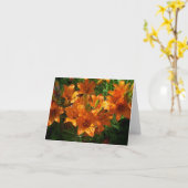 Zazzle Sinaasappel Bloemen Blank Notecard Kaart (Gele Bloem)