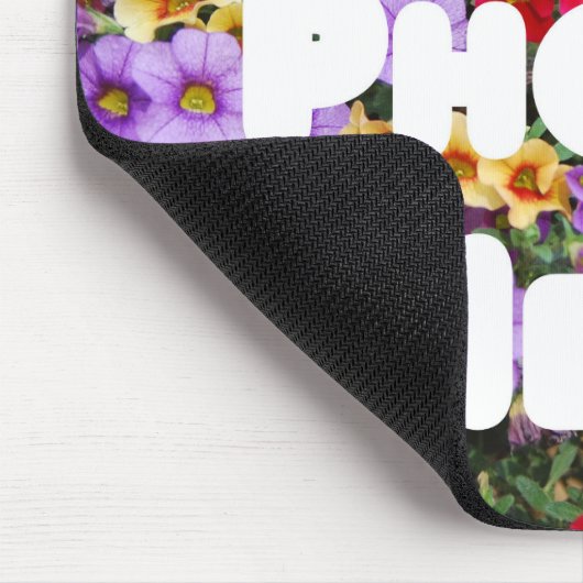 Zazzle Sjabloon Ontwerp Mijn eigen foto-Cadeau upl Muismat (Hoek)