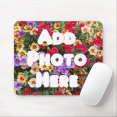 Zazzle Sjabloon Ontwerp Mijn eigen foto-Cadeau upl Muismat (Met muis)