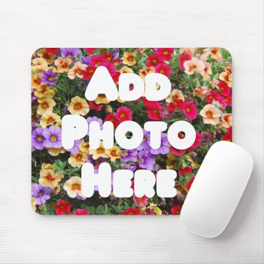 Zazzle Sjabloon Ontwerp Mijn eigen foto-Cadeau upl Muismat (Met muis)