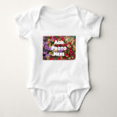 Zazzle Sjabloon Ontwerp Mijn eigen foto-Cadeau upl Romper (Voorkant)