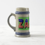 Zazzle Stein Bierpul (Links)
