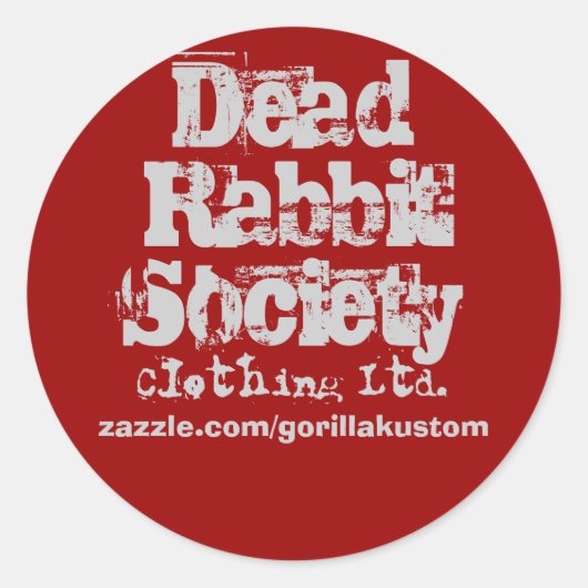 Zazzle Sticker (Voorkant)