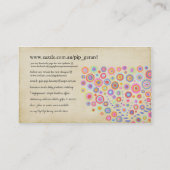 Zazzle Store Personal Business Profile Card Visitekaartje (Achterkant)