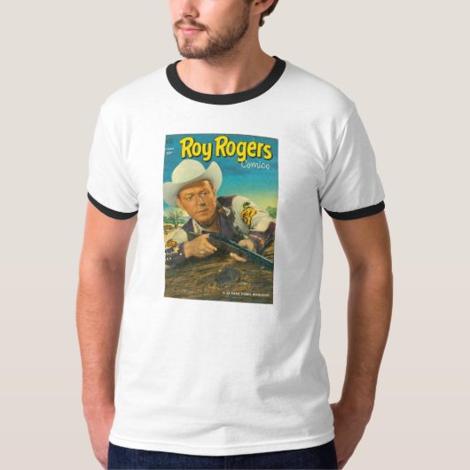 Zazzle T-Shirt 1952 ROY ROGERS Comic Book Hoesje (Voorkant)