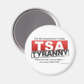 Zazzle TSA Tyranny Afbeelding Magneet (Voorkant / Achterkant)