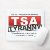 Zazzle TSA Tyranny Afbeelding Muismat (Met muis)