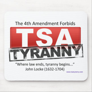 Zazzle TSA Tyranny Afbeelding Muismat