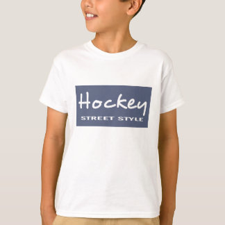 Zazzle Unisex Kinder Hockey LS T-shirt