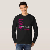 Zazzle Unisex Love Volleyball Street Style LS T-sh T-shirt (Voorkant volledig)