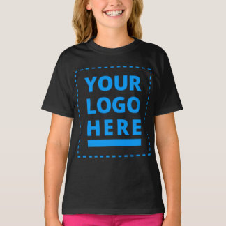 Zazzle Uw Afbeelding hier Aangepast ontwerp-Logo T-shirt