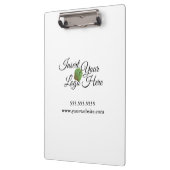 Zazzle Uw Klembord van de Logo van het Bedrijf (Links)