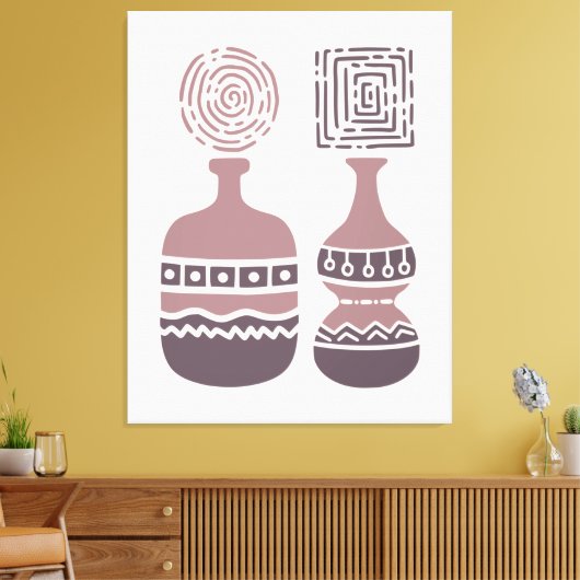 Zazzle vingerverf canvas afdruk (Insitu (Woonkamer))