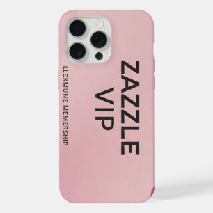 Zazzle VIP roze hoesjes iPhone 15 Pro Max Case