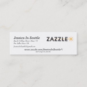 Zazzle Visitekaartje