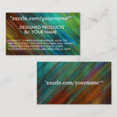 ZAZZLE VISITEKAARTJE - zazzle.com/yoourname*" (Voorkant / Achterkant)