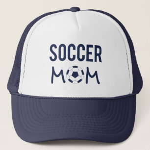 Zazzle Voetbal Moeder Sporthoed Trucker Pet